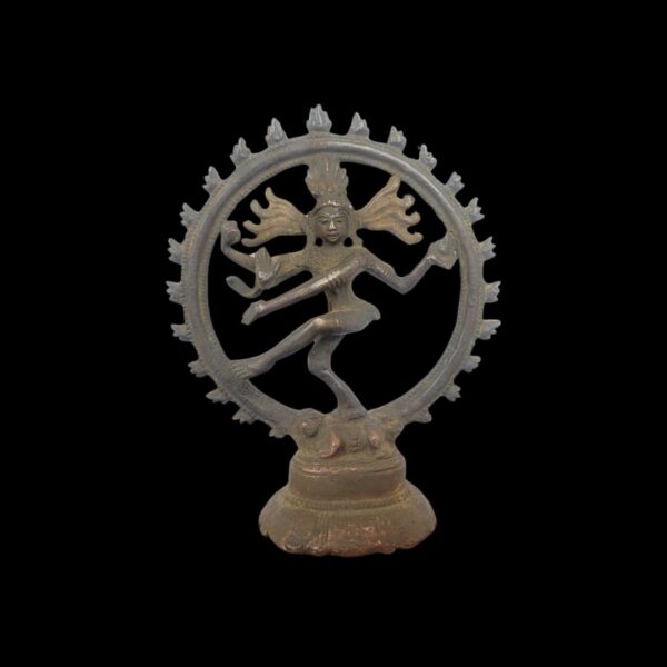 Small Antique Copper Nataraja – 4-Inch