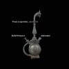 Antique Sterling Silver Gulabpash – 674g, 13” - Image 2