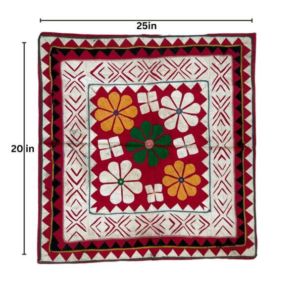 19th Century Patchwork Textile from Rajasthan (25 x 20 Inches)