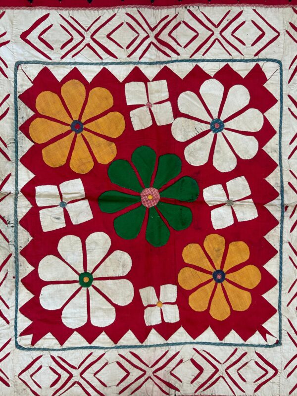 19th Century Patchwork Textile from Rajasthan (25 x 20 Inches) - Image 4