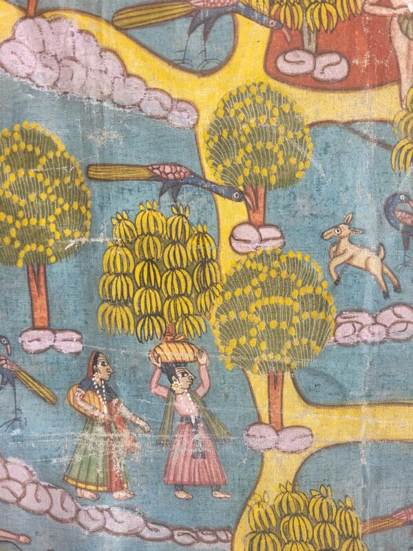 Palitana Pat Pichwai – Jain Devotional Cloth Painting from Gujarat - Image 3