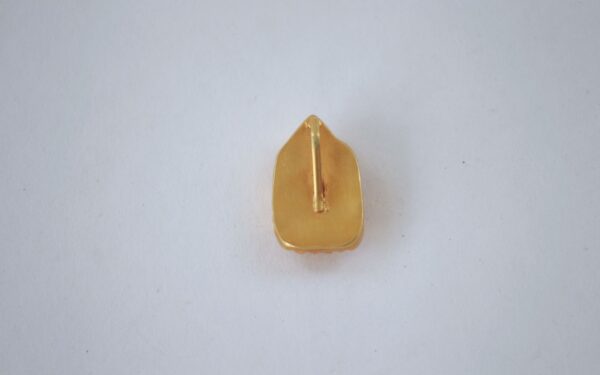 Antique gold Lakshmi pendant - Image 2