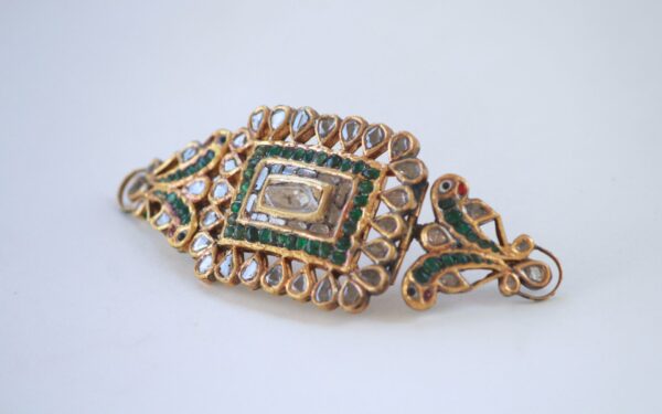 Old Multipurpose Armband or Chokar With Uncut Diamonds
