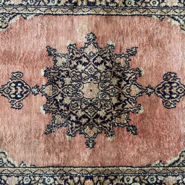 Mid-20th Century Handwoven Persian-Style Carpet – 4x2 ft - Image 3