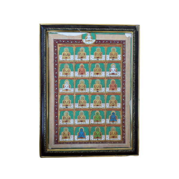 Jain Pacchisi Painting (25 Tirthankaras) - Extremley Rare