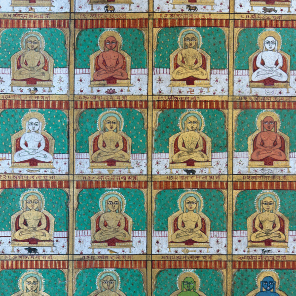 Jain Pacchisi Painting (25 Tirthankaras) - Extremley Rare - Image 6
